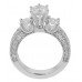 2.50 ct. TW Round Cut Diamond Antique Style Engagement Ring